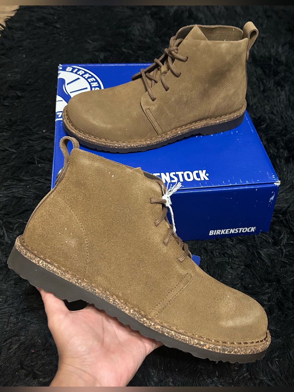 Birkenstock Uppsala Mid Dark Tea Lace Up Boots Booties Shoes Women’s Eur 40 New